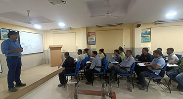 Training session conducted by Premier Gandhidham team at a leading steel pipe manufacturer